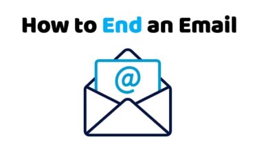 How to End an Email