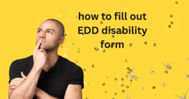 how to fill out EDD disability form by postdock