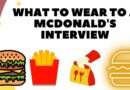 what to wear to mcdonalds interview
