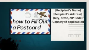 how to Fill Out a Postcard
