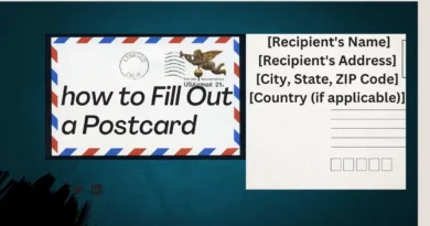 how to Fill Out a Postcard