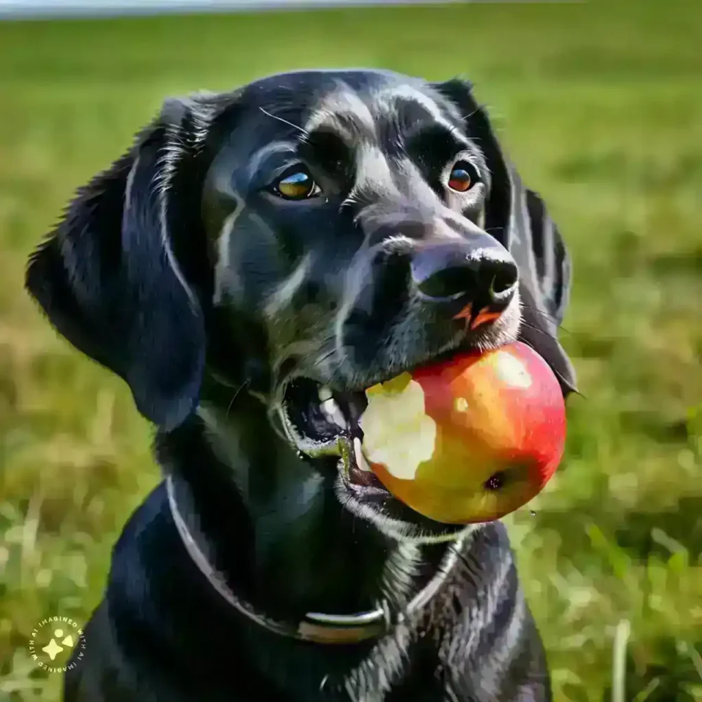 Dogs Eat Apples